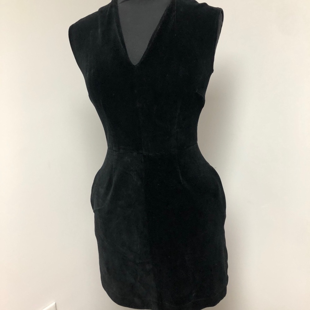 Designer Meg Shops Saturn Corduroy Pocket Dress